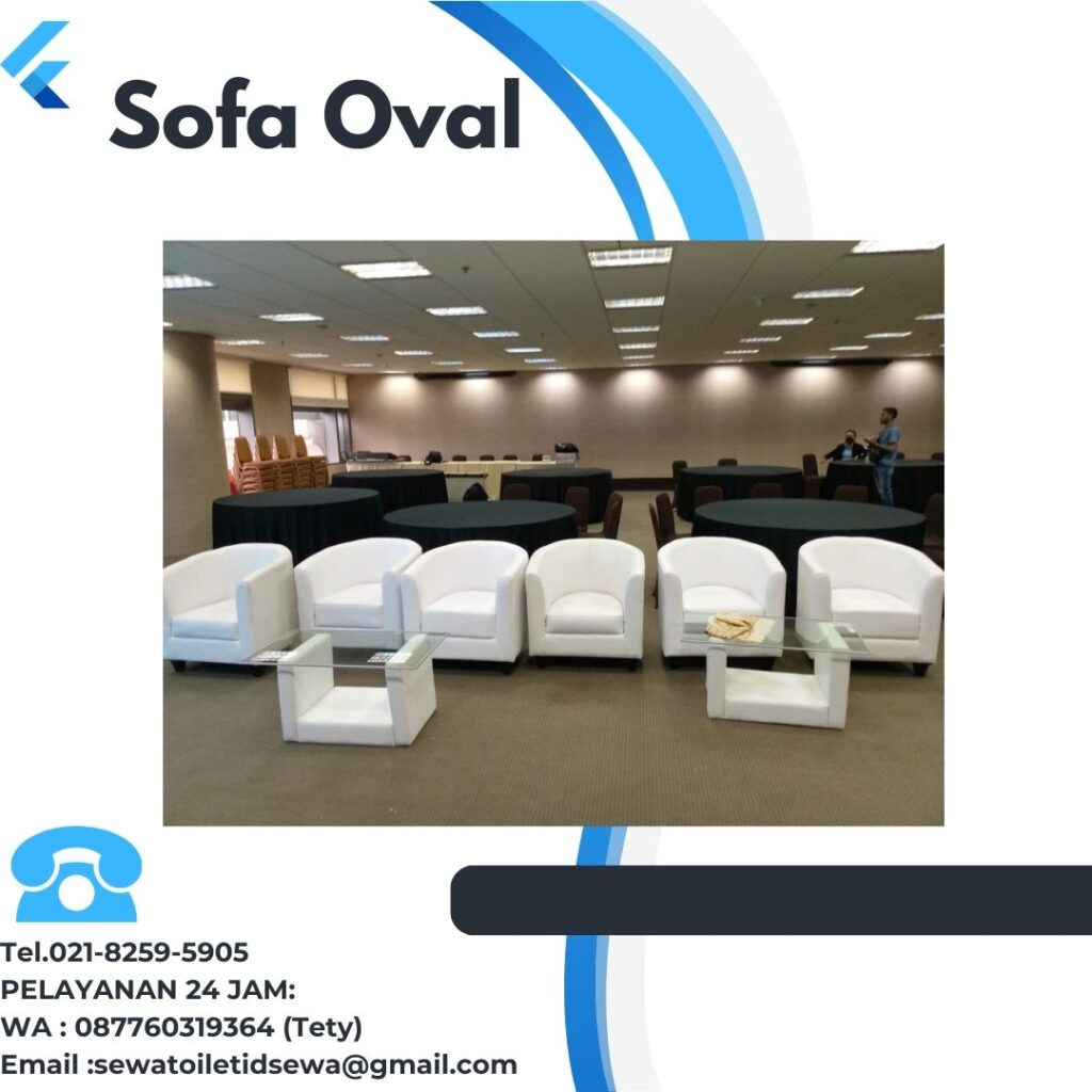 Sewa Sofa Oval Empuk Berkualitas Kemayoran Jakarta Pusat