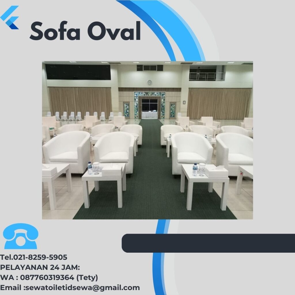Sewa Sofa Oval Empuk Berkualitas Kemayoran Jakarta Pusat