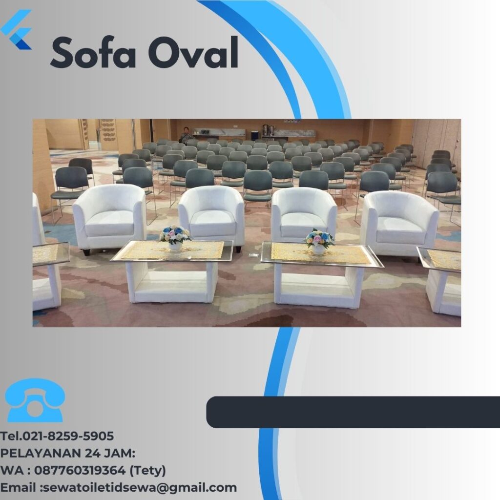 Sewa Sofa Oval Empuk Berkualitas Kemayoran Jakarta Pusat