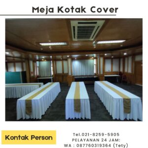 Jasa Sewa Meja Kotak Cover Kualitas Terbaru Jakarta Selatan