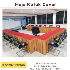Jasa Sewa Meja Kotak Cover Kualitas Terbaru Jakarta Selatan