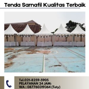 Jasa Sewa Tenda Sarnafil Kualitas Terbaik di Jakarta Selatan