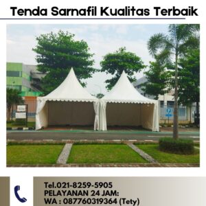 Jasa Sewa Tenda Sarnafil Kualitas Terbaik di Jakarta Selatan