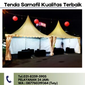 Jasa Sewa Tenda Sarnafil Kualitas Terbaik di Jakarta Selatan