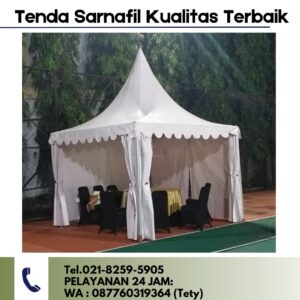 Jasa Sewa Tenda Sarnafil Kualitas Terbaik di Jakarta Selatan