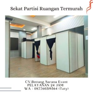 Rental Sekat Partisi Ruangan Termurah di Kota Bekasi