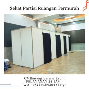 Rental Sekat Partisi Ruangan Termurah di Kota Bekasi