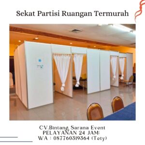 Rental Sekat Partisi Ruangan Termurah di Kota Bekasi