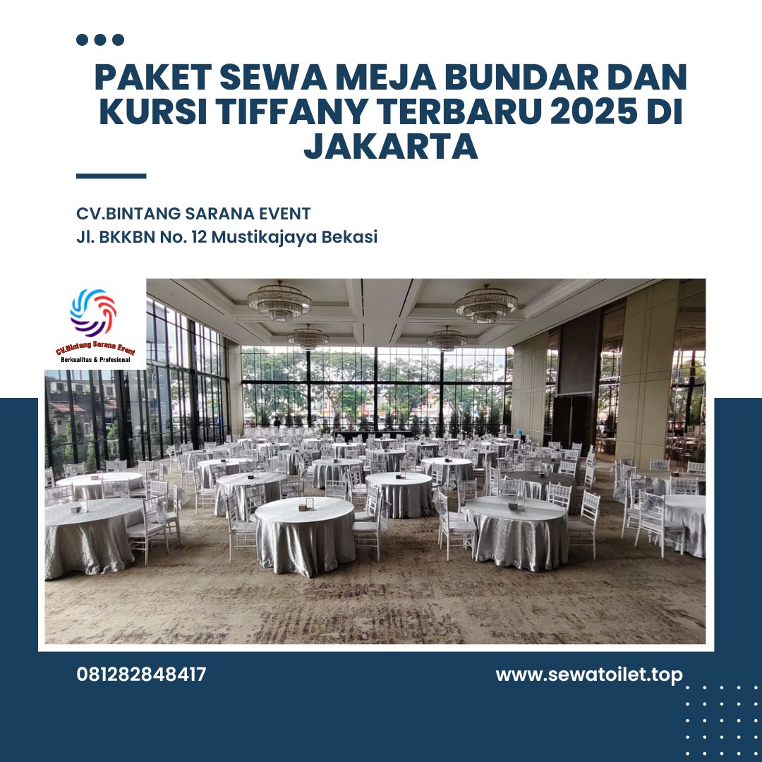 Paket Sewa Meja Bundar Dan Kursi Tiffany Terbaru 2025 Di Jakarta