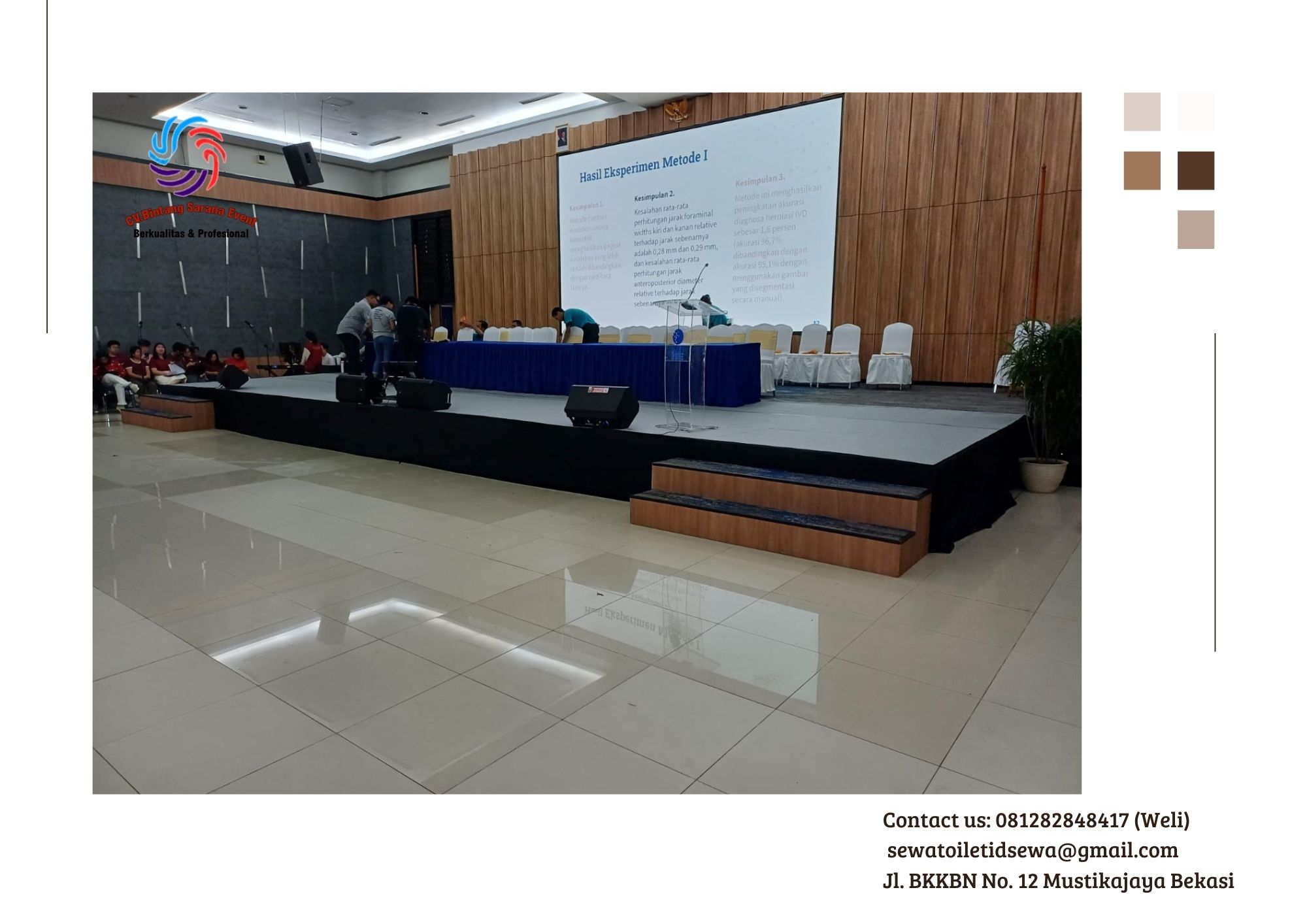 Sewa Backdrop Dan Panggung Ukuran Sesuai Permintaan Di Jakarta