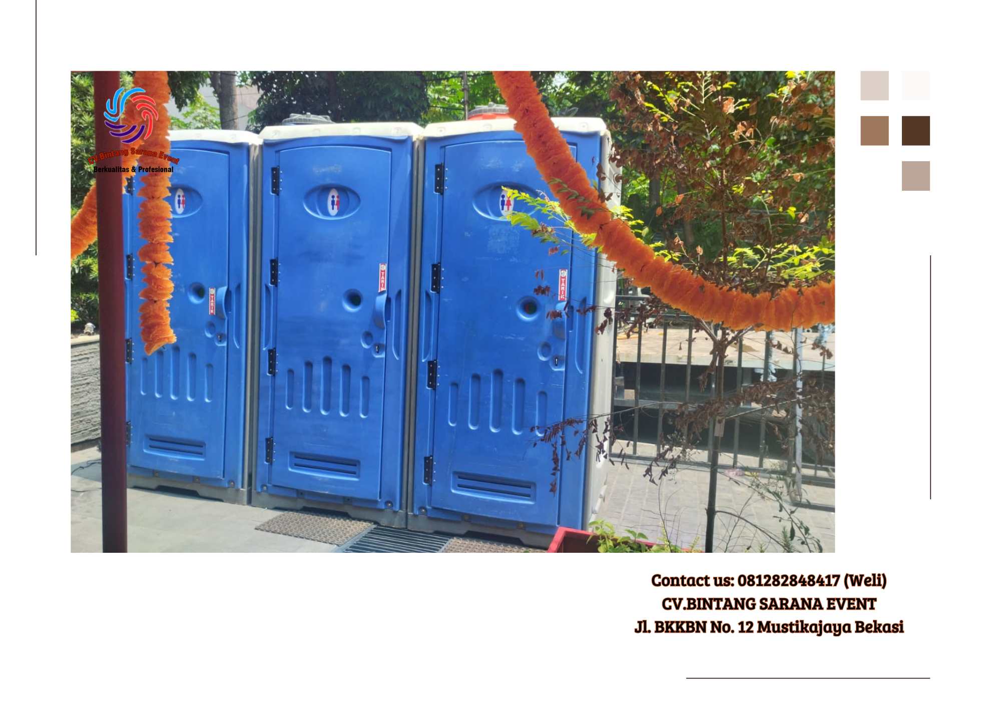 Sewa Toilet Portable VIP Area Terdekat Jakarta