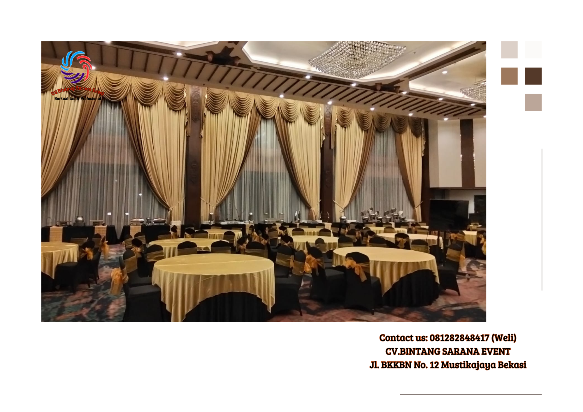 Sewa Paket Kursi Dan Meja Standar Event Jakarta