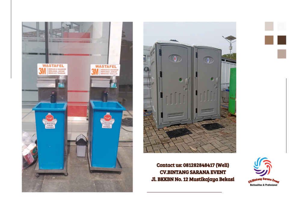 Jasa Sewa Toilet Dan Wastafel Portable Berkualitas di Bogor