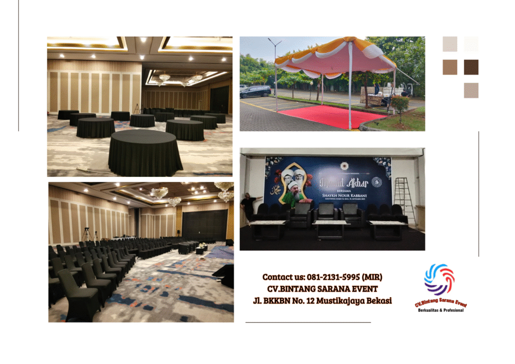Rental Round Table, Kursi, Meja, Tenda, Panggung Jakarta