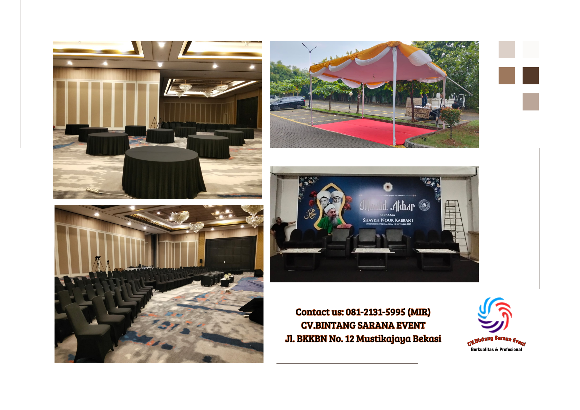 Rental Round Table, Kursi, Meja, Tenda, Panggung Jakarta