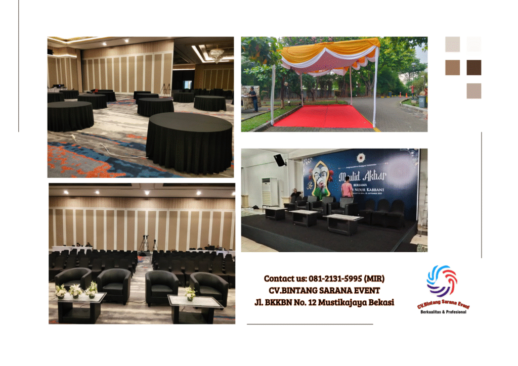 Rental Round Table, Kursi, Meja, Tenda, Panggung Jakarta
