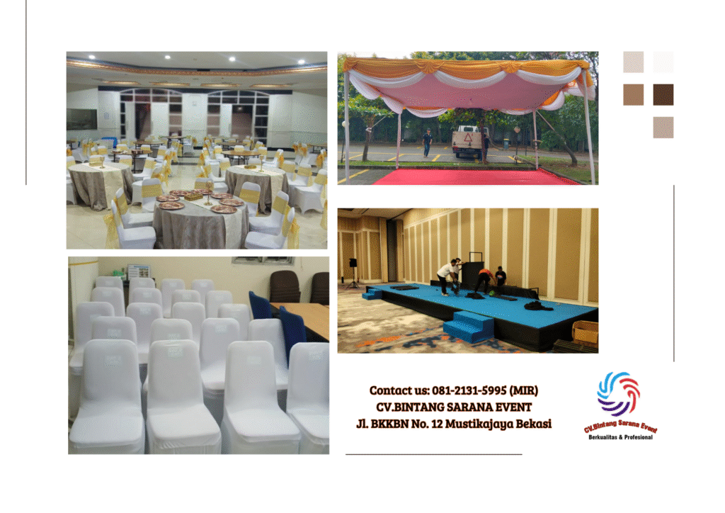 Rental Round Table, Kursi, Meja, Tenda, Panggung Jakarta