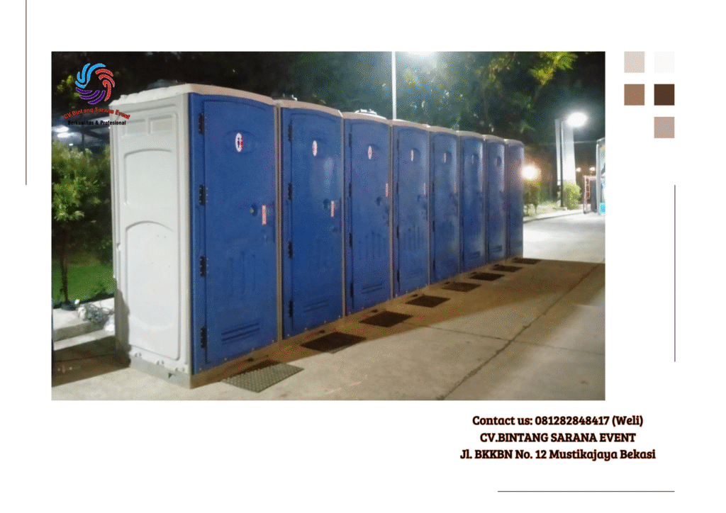 Vendor Sewa Toilet Portable Harian di Jakarta
