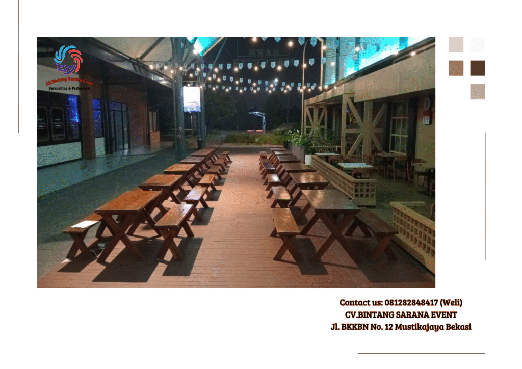 Pusat Sewa Meja Set Kursi Taman Estetik di Jakarta