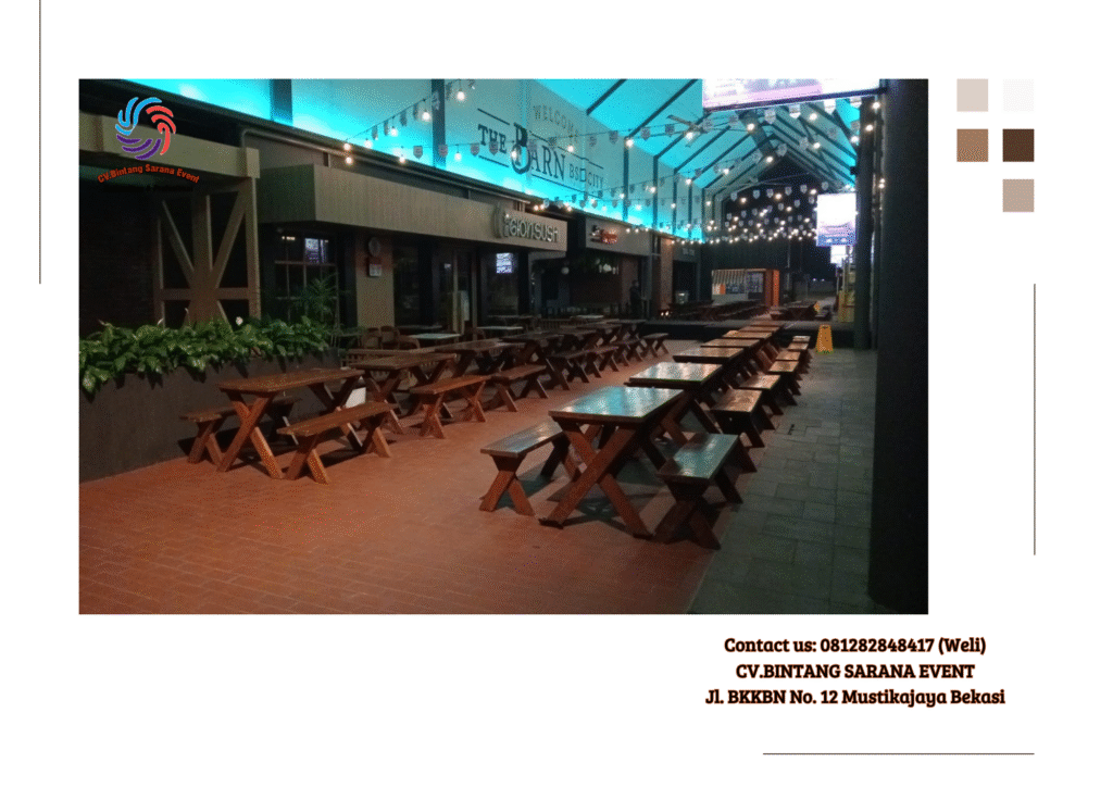 Pusat Sewa Meja Set Kursi Taman Estetik di Jakarta