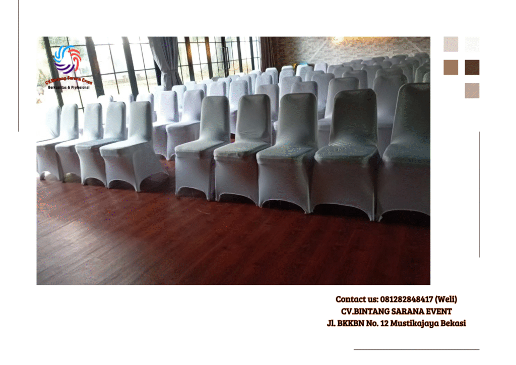 Vendor Sewa Kursi Futura Cover Ketat Putih Jakarta