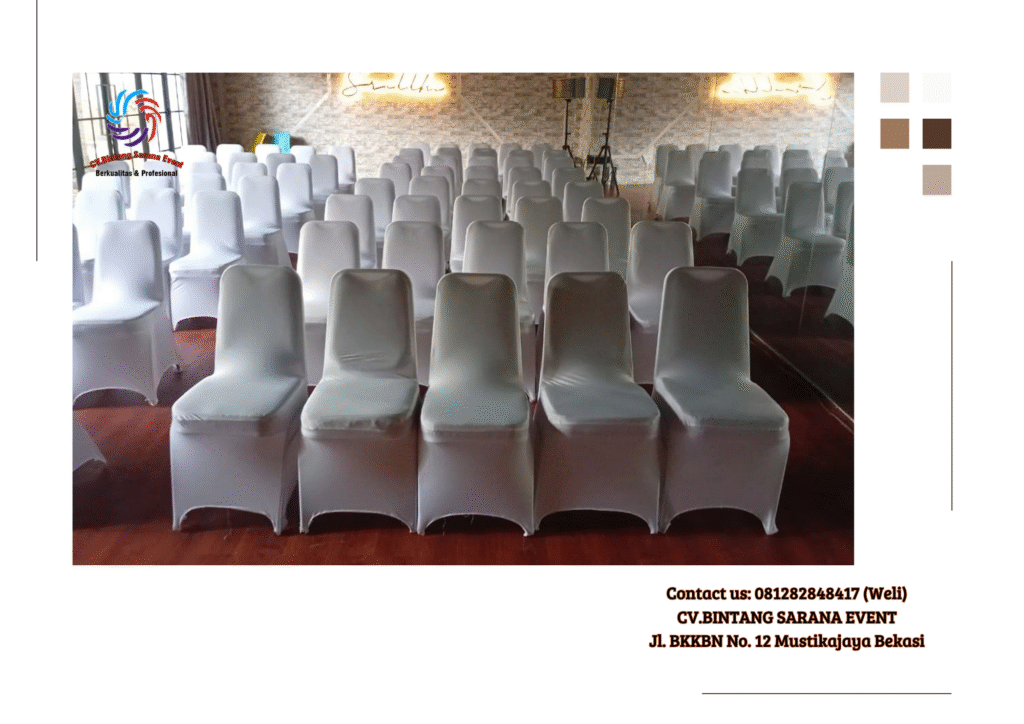 Vendor Sewa Kursi Futura Cover Ketat Putih Jakarta
