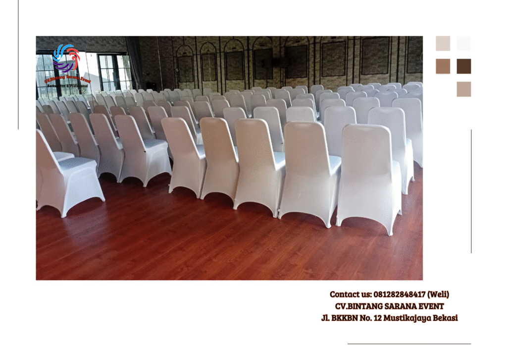 Vendor Sewa Kursi Futura Cover Ketat Putih Jakarta
