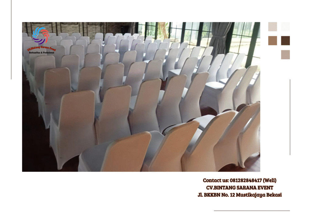 Vendor Sewa Kursi Futura Cover Ketat Putih Jakarta