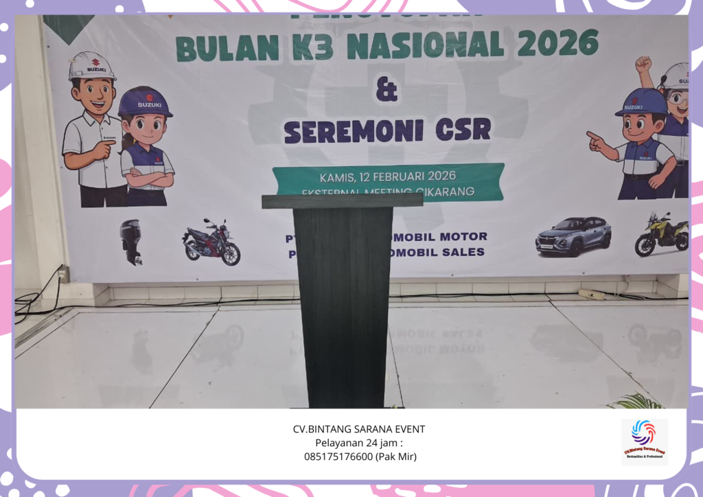 Jasa Rental Podium HPL Berkualitas Area Cikarang