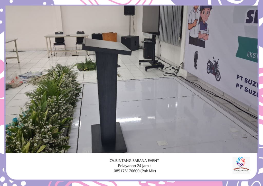 Jasa Rental Podium HPL Berkualitas Area Cikarang