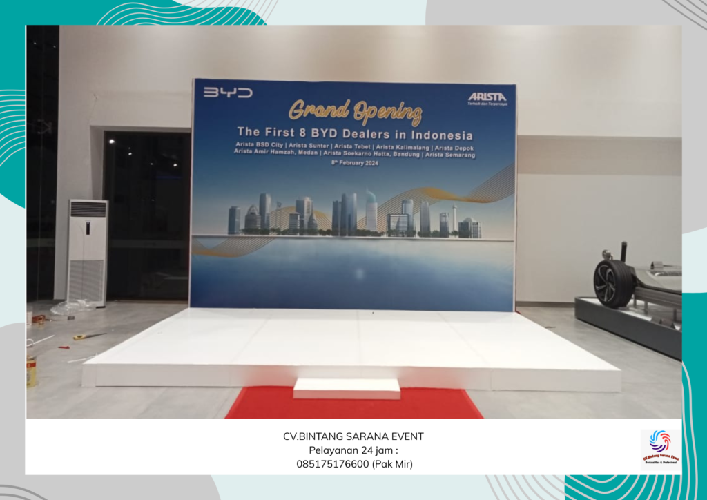 Jasa Sewa Backdrop Set Panggung Melaminto Berkualitas Siap Pakai Area Jakarta