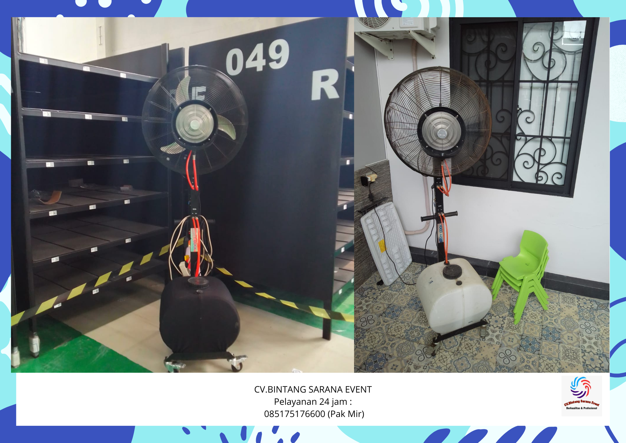 Rental Misty Fan Event Bukber Area Jakarta