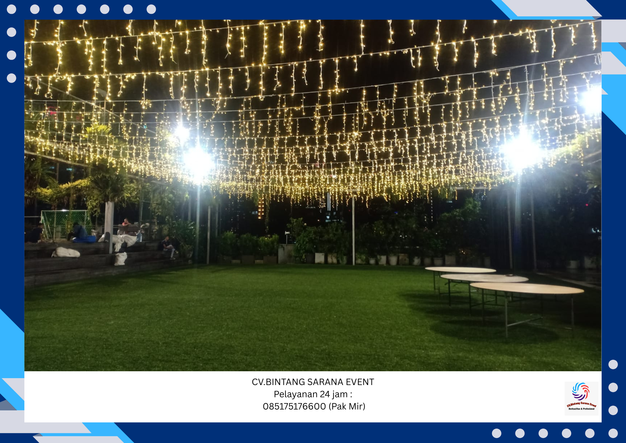 Sewa Lampu Hias Taman Gantung Jakarta