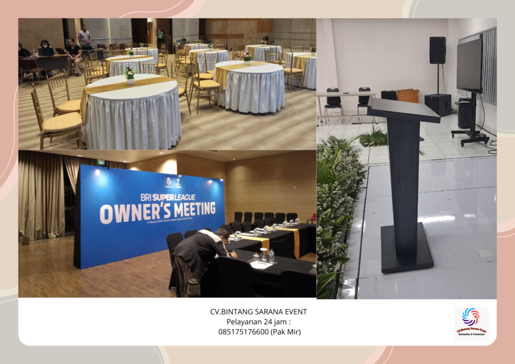 Rental Meja Kursi Panggung Backdrop Dan Podium Jakarta