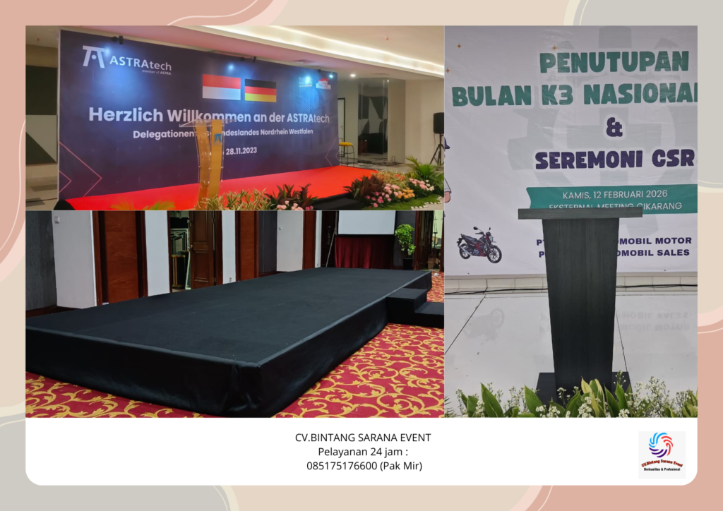 Rental Meja Kursi Panggung Backdrop Dan Podium Jakarta