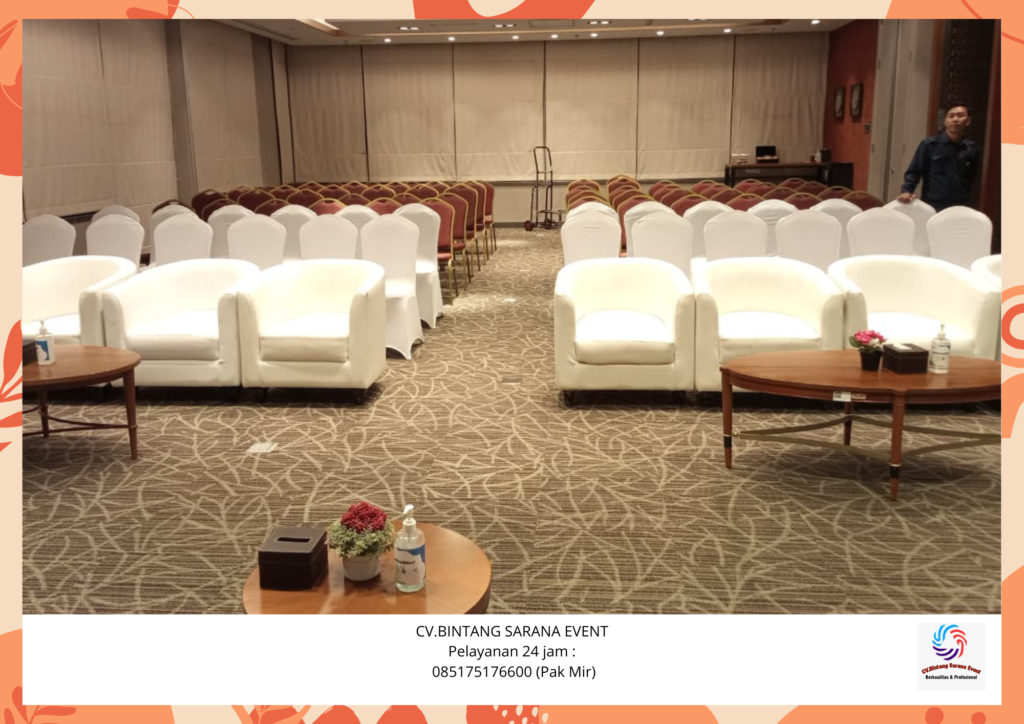 Jasa Rental Sofa Oval Putih Berkualitas Area Tanggerang