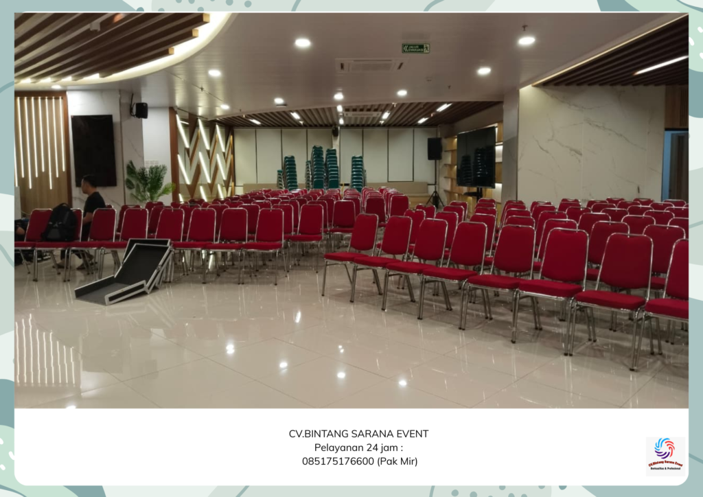 Jasa Sewa Kursi Futura Polos Merah Area Jakarta