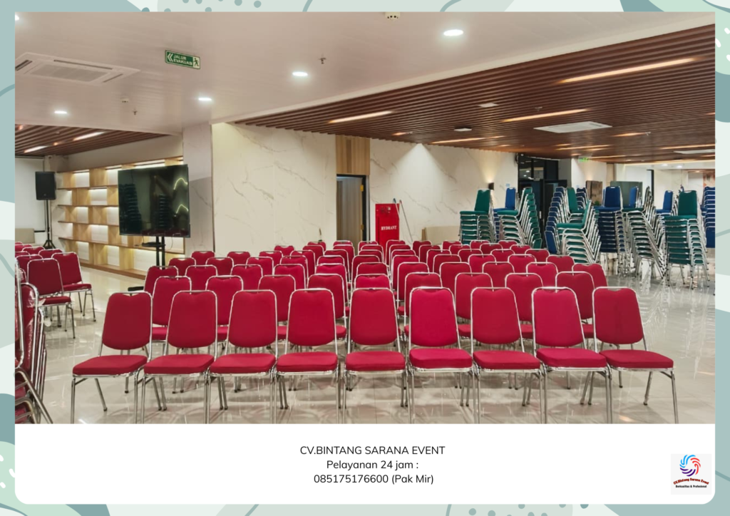 Jasa Sewa Kursi Futura Polos Merah Area Jakarta