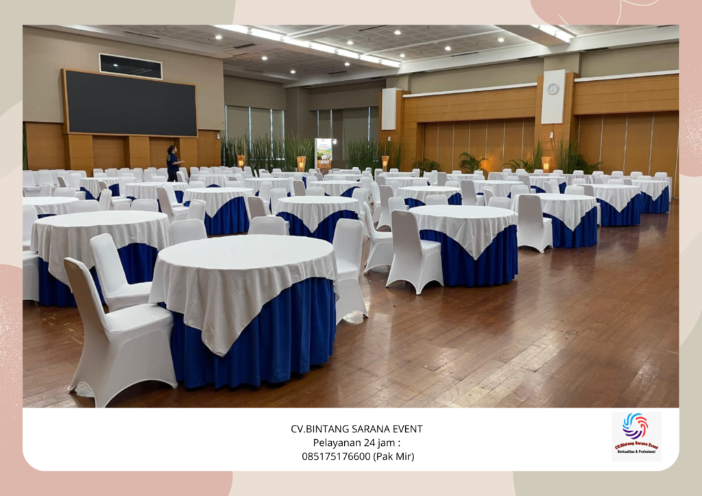 Jasa Sewa Meja Bulat Dan Kursi Event Area Bandung