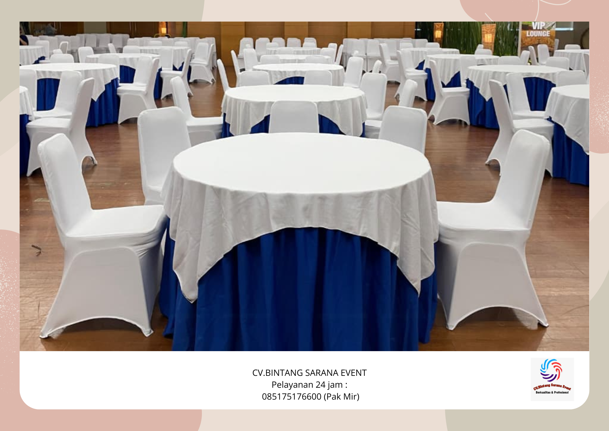 Jasa Sewa Meja Bulat Dan Kursi Event Area Bandung