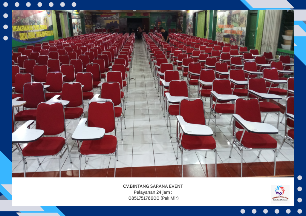 Rental Kursi Test Futura Busa Tebal Merah Jakarta