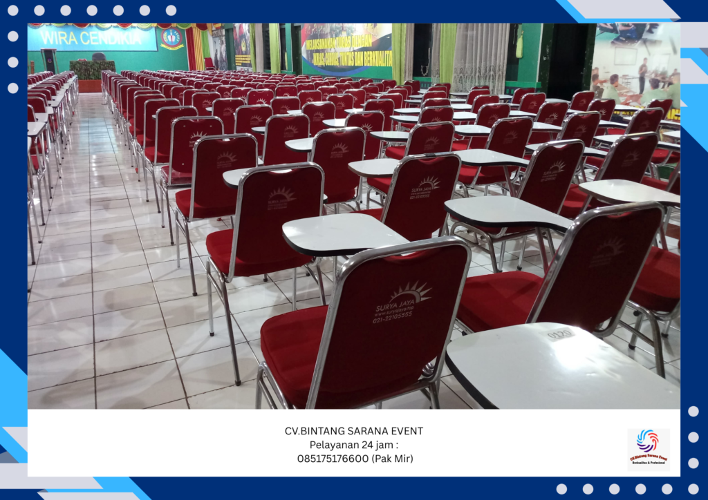 Rental Kursi Test Futura Busa Tebal Merah Jakarta