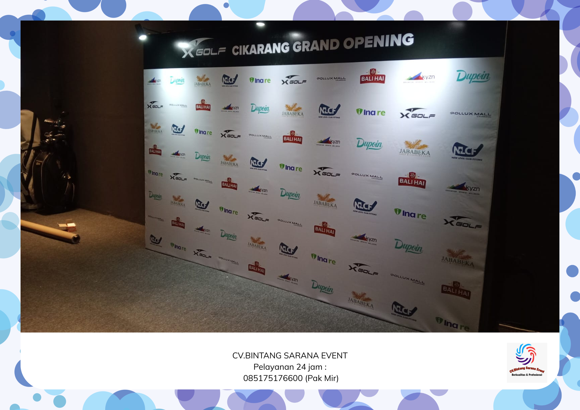 Sewa Backdrop Lampu Spot Light Jakarta
