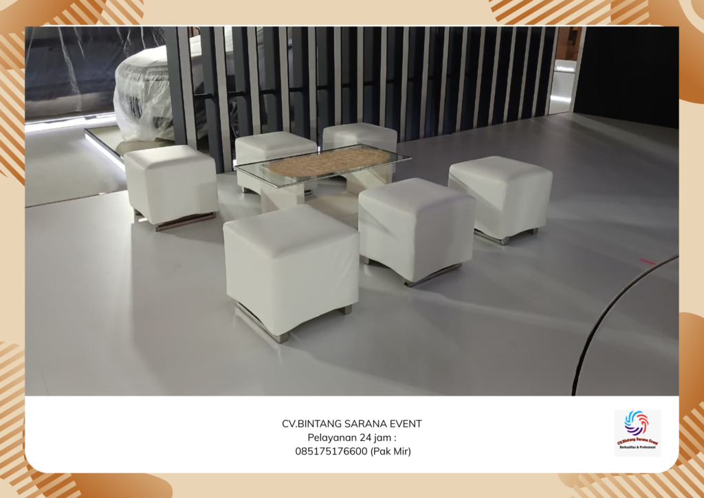 Sewa Meja Bar Dan Puff kotak area Jakarta Barat