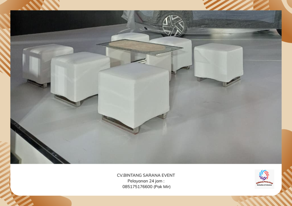 Sewa Meja Bar Dan Puff kotak area Jakarta Barat