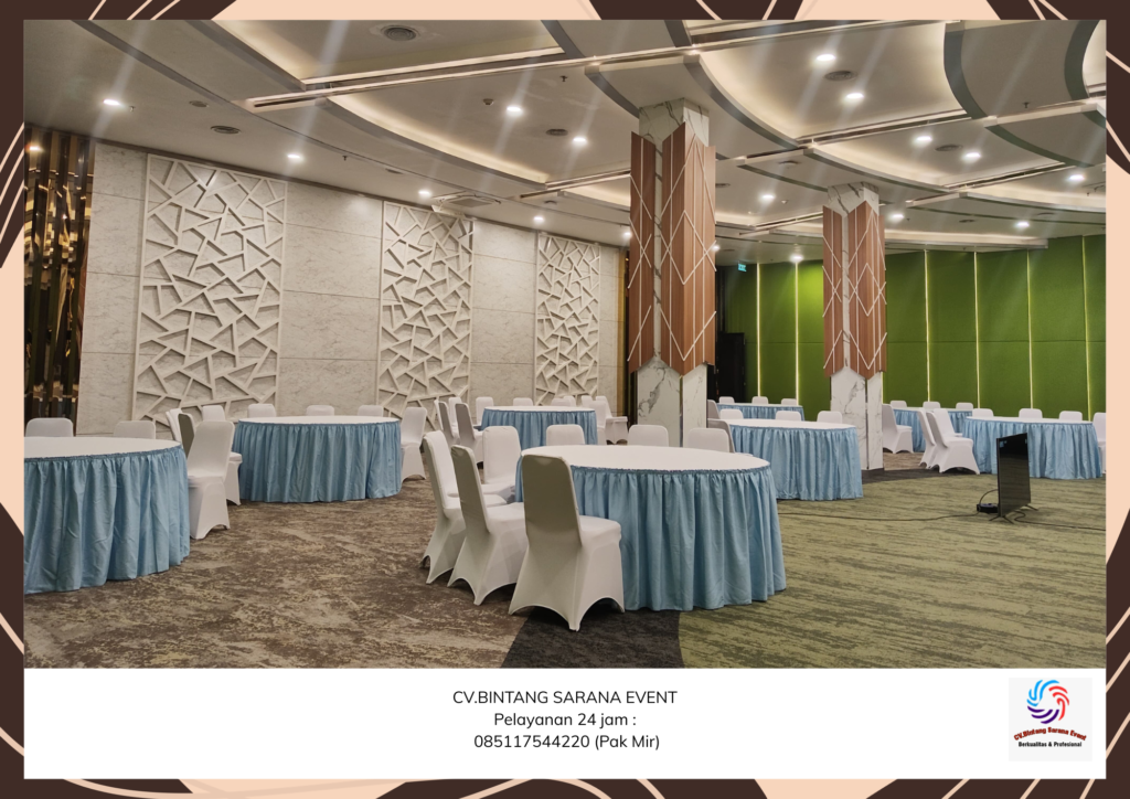 Sewa Meja Kursi Full Cover Dan Aksesoris Area Jakarta