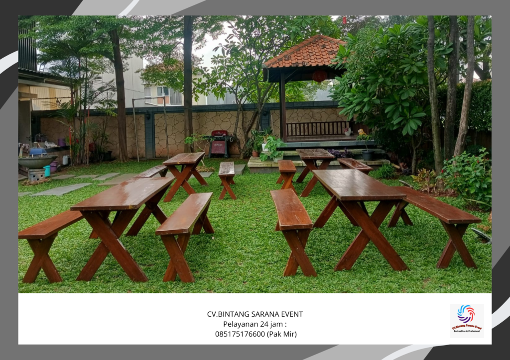 Sewa Meja Kursi Taman Berkualitas Area Jakarta