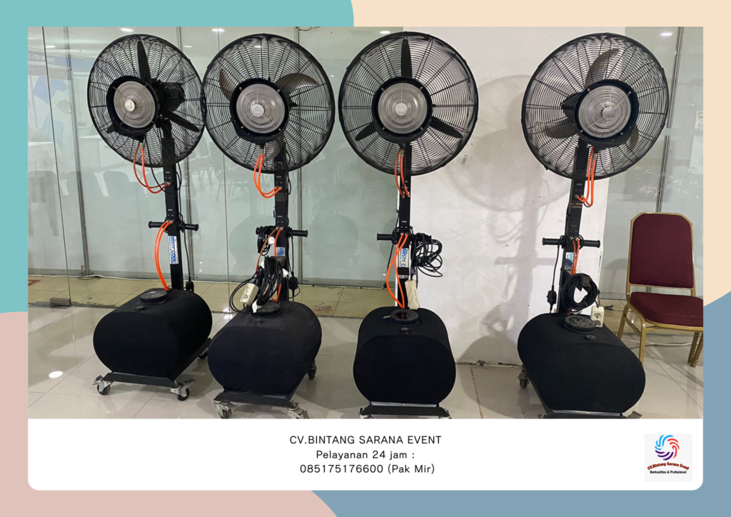Sewa Misty Fan Dan Air Cooler Area Depok