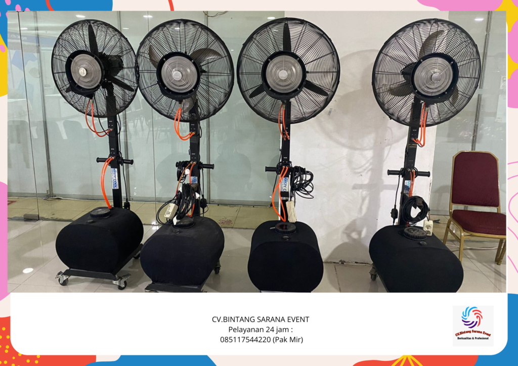 Sewa Misty Fan Kipas Blower Uap Air Area Jakarta