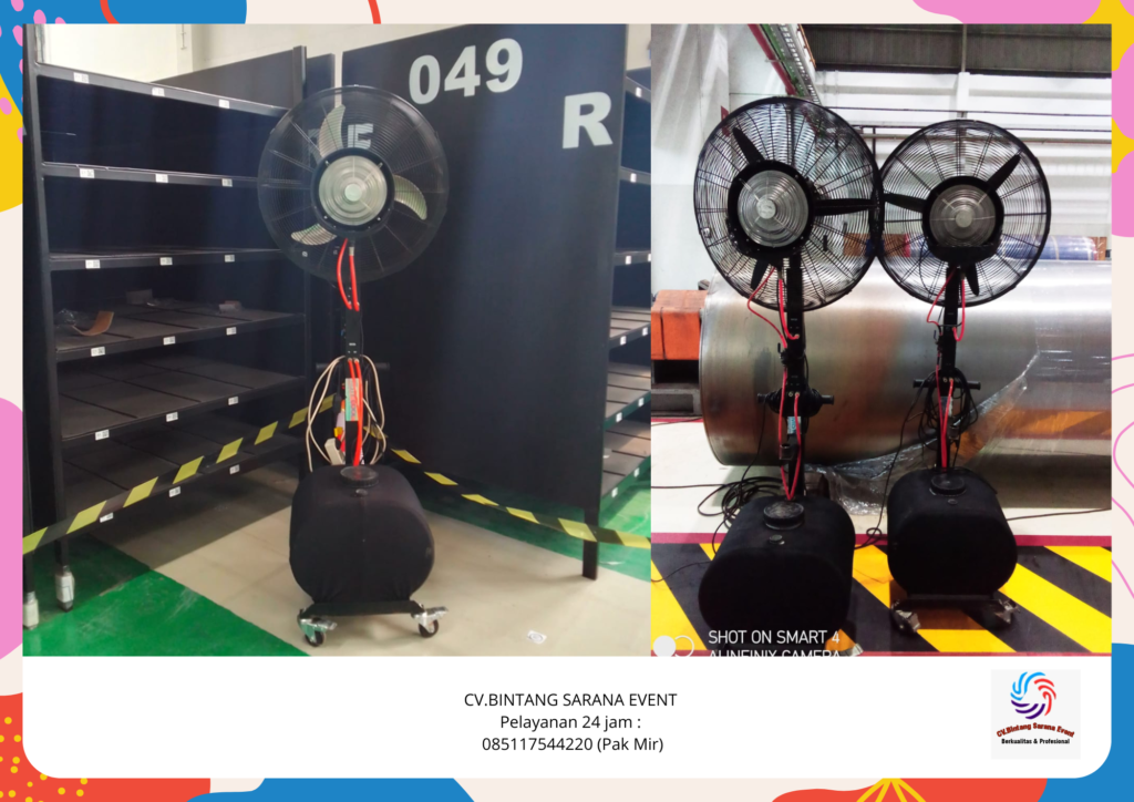 Sewa Misty Fan Kipas Blower Uap Air Area Jakarta